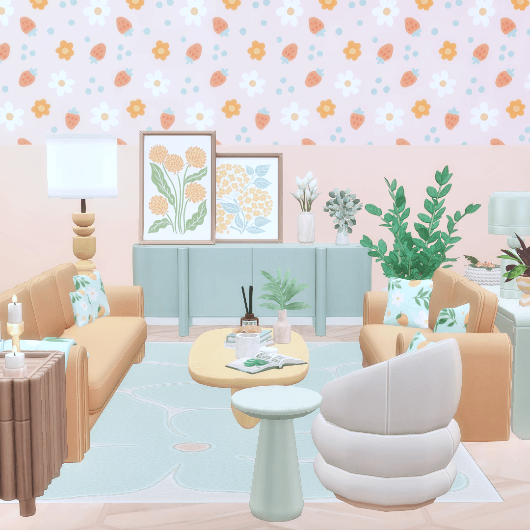 Галерея мода Набор для гостиной Soft Curves Living Room #2